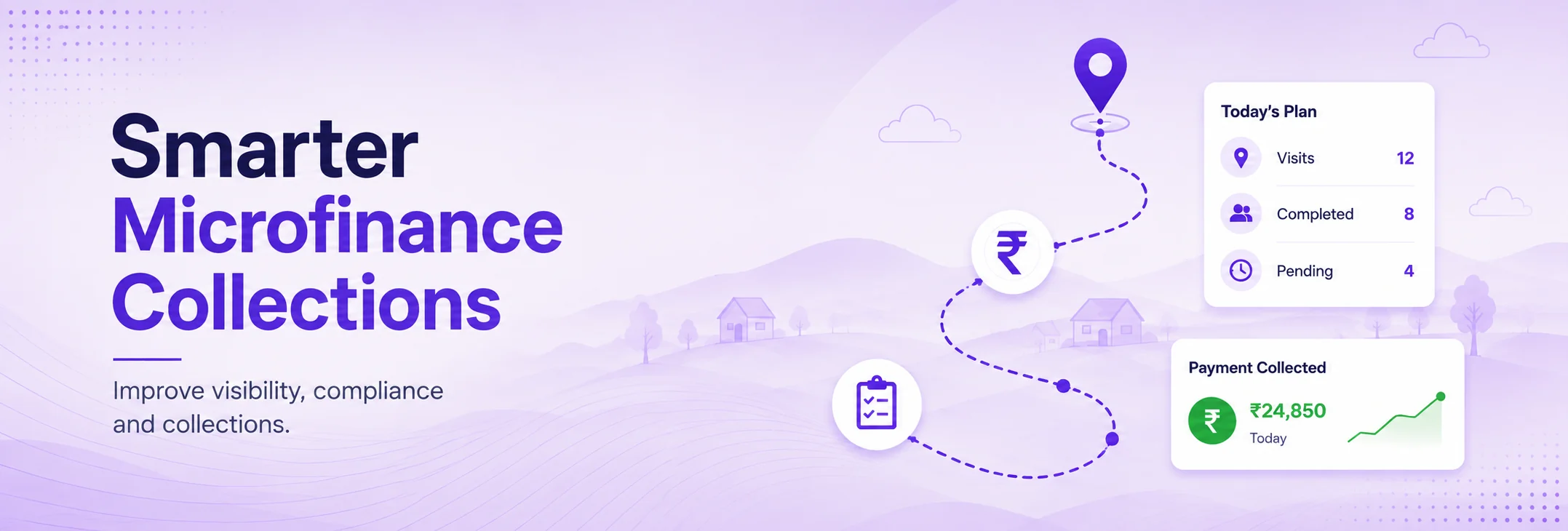 Smarter microfinance collections with improved visibility, compliance and collections