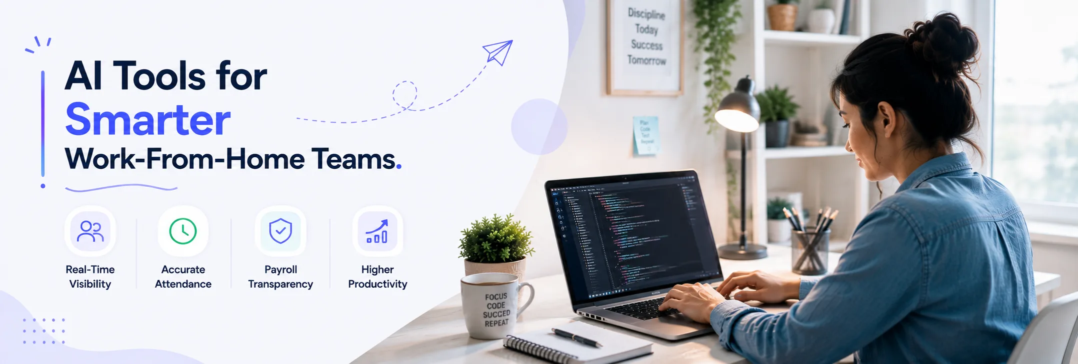 From Chaos to Clarity: How Employee Productivity Software Solves WFH Challenges illustration