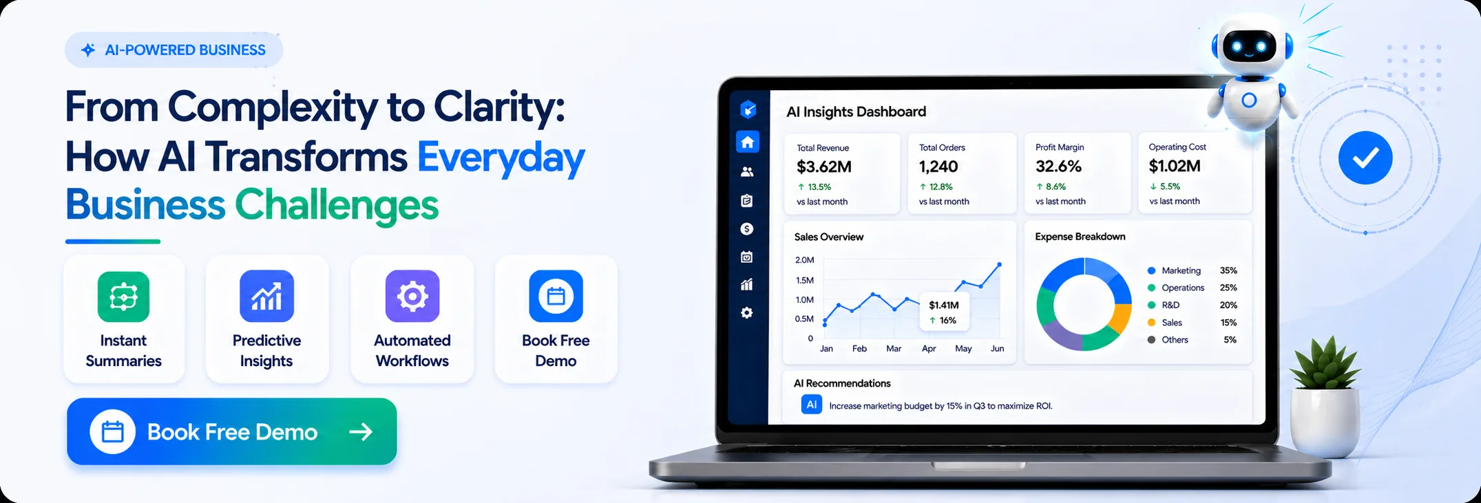 How TrackOlap's AI-First CRM Helps Businesses to Manage and Act on Business Data illustration