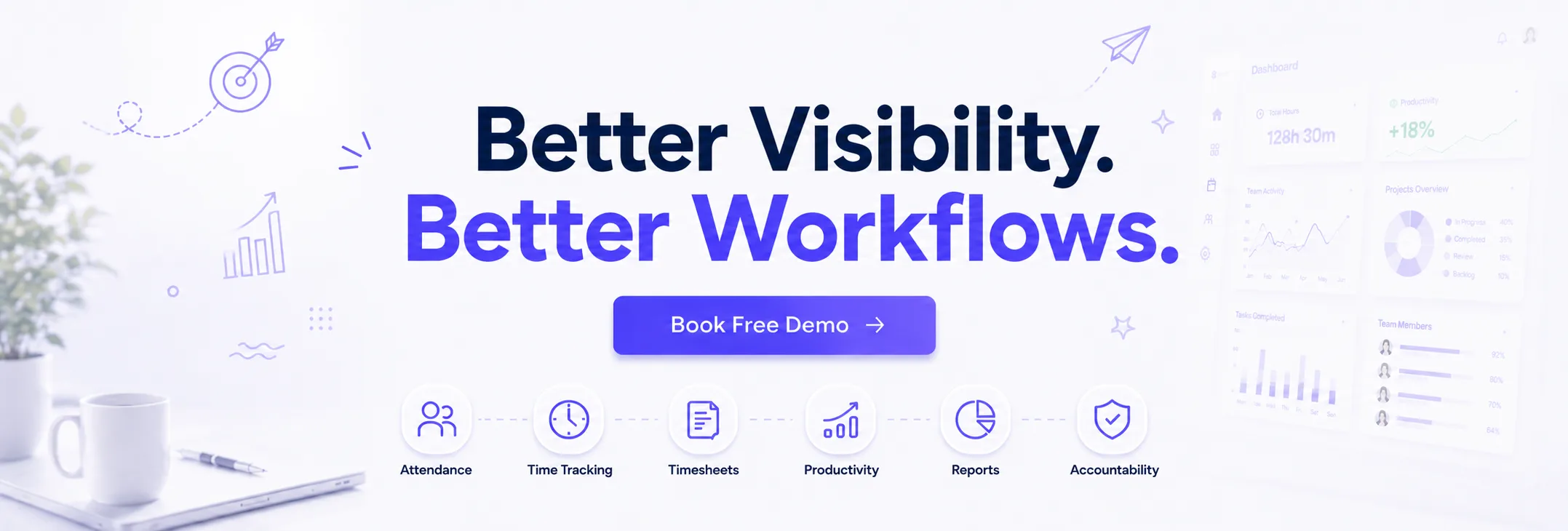From Chaos to Clarity: How Employee Productivity Software Solves WFH Challenges illustration