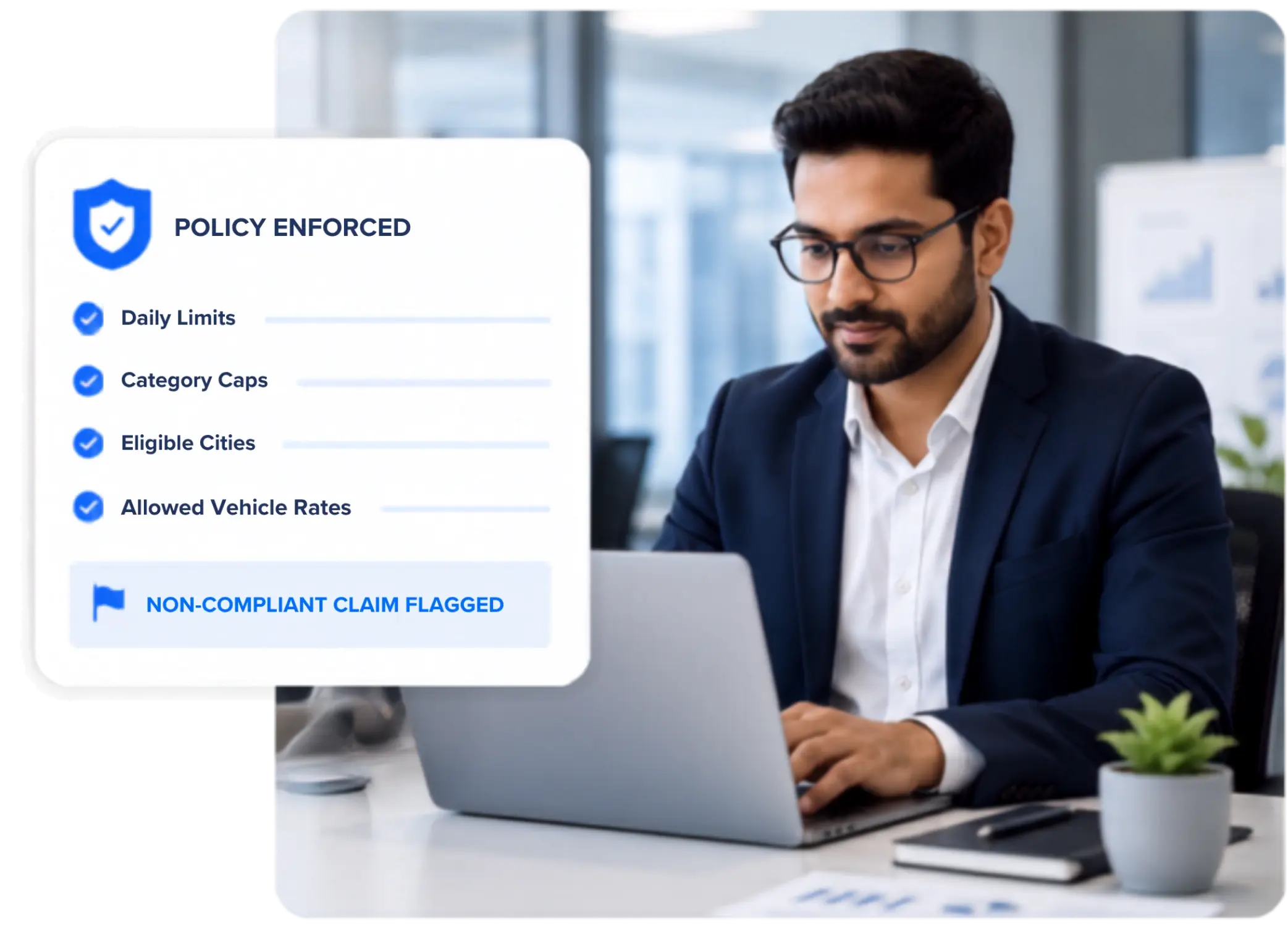 TrackOlap automated expense policy validation for limits, entitlements and vehicle rates
