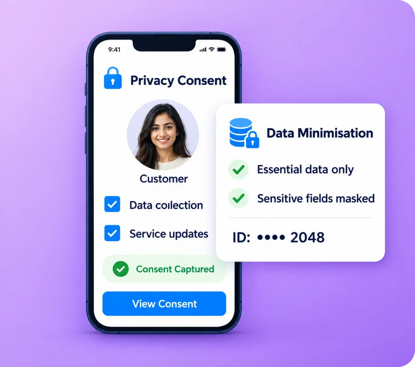 Privacy-protected, consent-based field employee location tracking