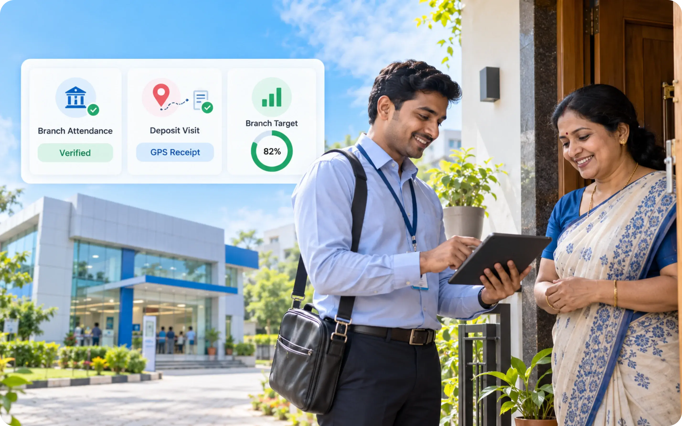 Bank relationship manager and deposit agent field tracking with TrackOlap
