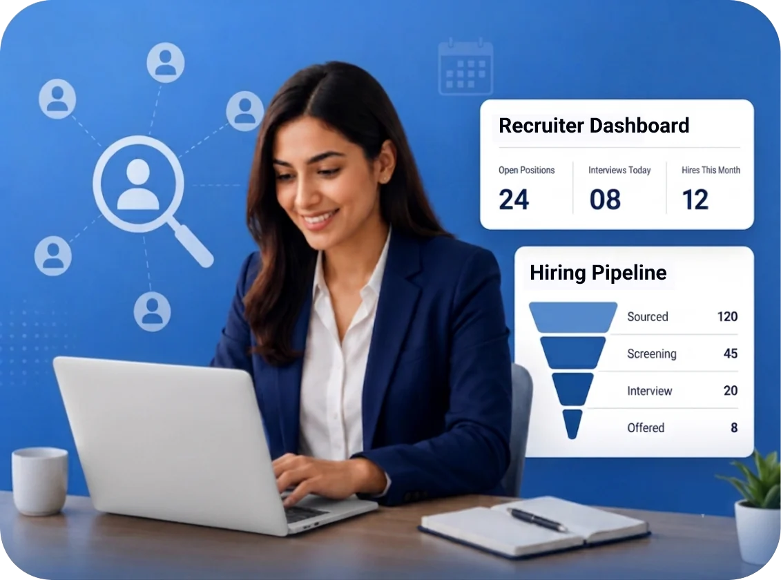 TrackOlap field workforce management for Recruitment