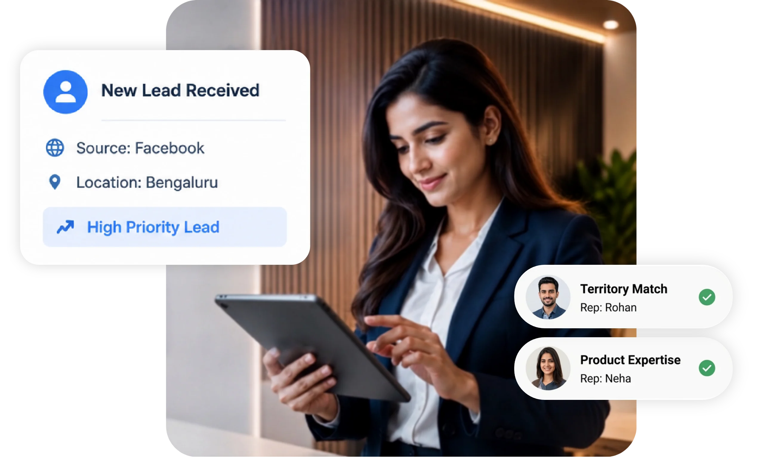 TrackOlap automated lead assignment and distribution
